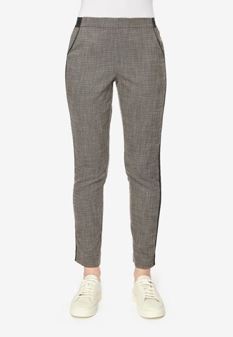 Le Temps Des Cerises Regular Pants 'NAGA' in Grey: front