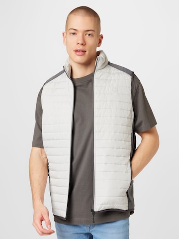 Gilet di JACK & JONES in grigio: frontale