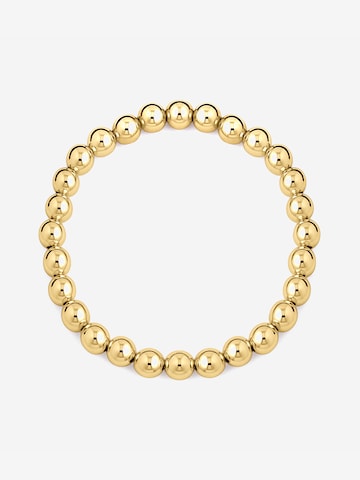 CLASSYANDFABULOUS Jewelry Bracelet 'CLASSYANDFABULOUS Beaded' in Gold: front