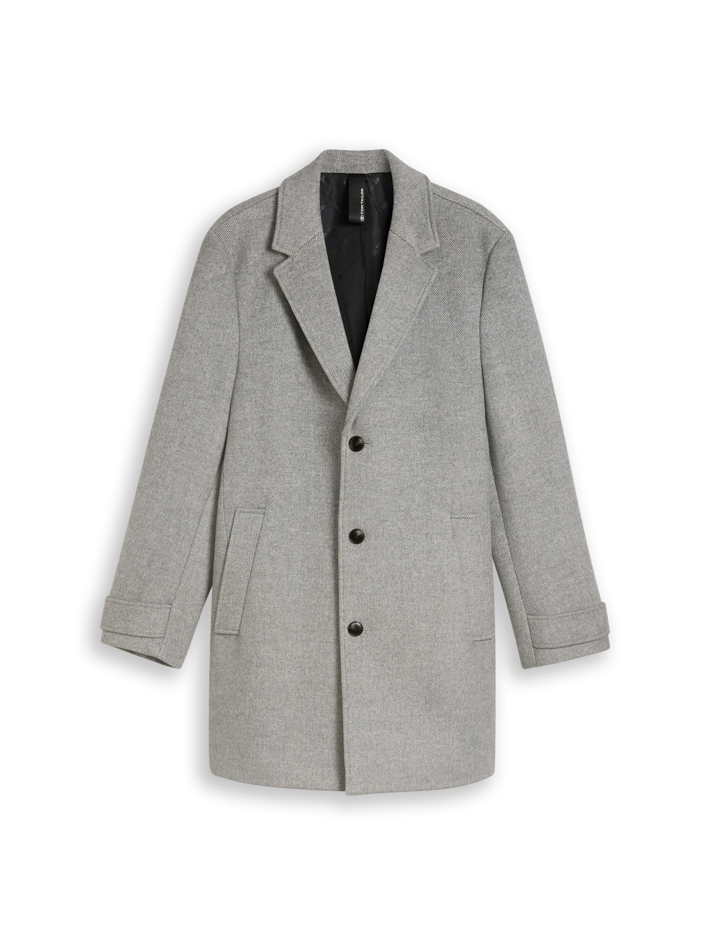 TOM TAILOR Between-Seasons Coat in Grey: front