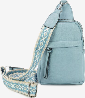 HARPA Crossbody Bag 'Tara' in Blue: front