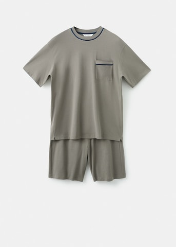 MANGO MAN Short Pajamas in Green