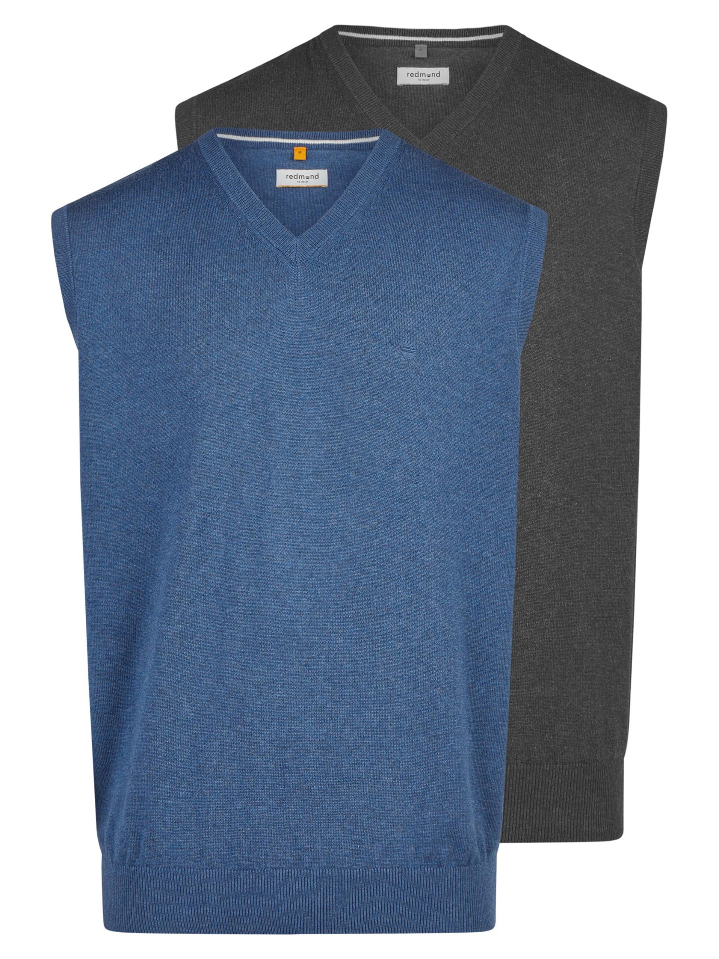 redmond Sweater 'Basic' in Grey: front