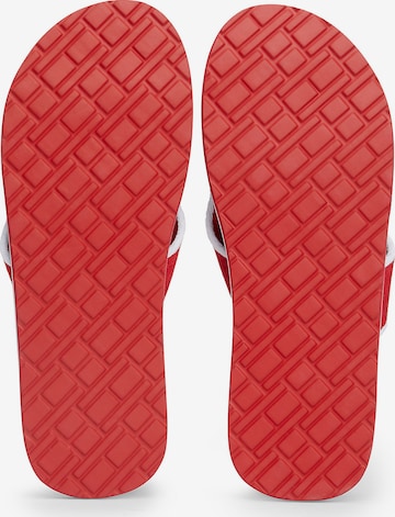 TOMMY HILFIGER Teenslippers in Rood