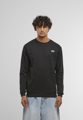 Mister Tee Sweatshirt 'NYC Wording' in Schwarz: Vorderseite
