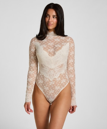 Hunkemöller Body 'Jude' in Wit: voorkant