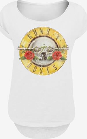 F4NT4STIC Shirt 'Guns 'n' Roses' in Weiß: predná strana