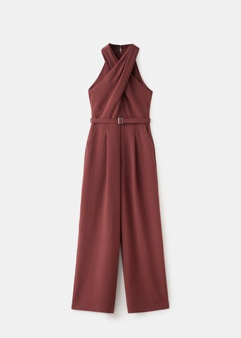MANGO Jumpsuit 'Jane' in Rot