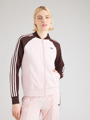 ADIDAS ORIGINALS Jopa na zadrgo 'SST TT' | roza barva: sprednja stran