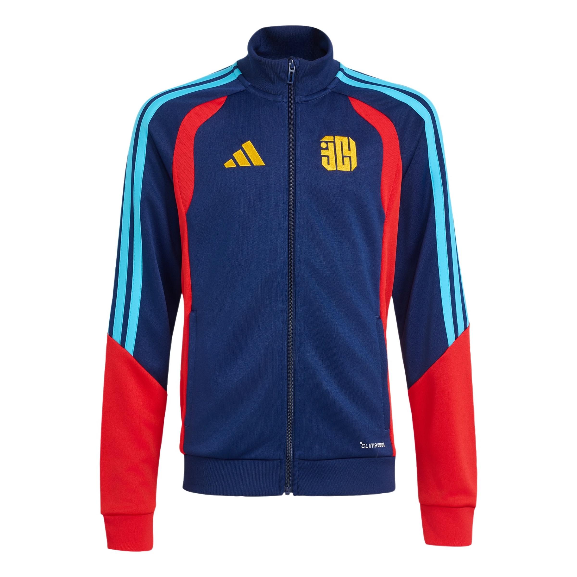 ADIDAS PERFORMANCE - Sudadera con cremallera deportiva 'Lamine Yamal Tiro26 League' en azul: frente