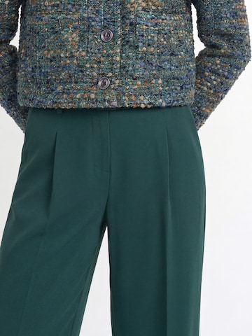 Regular Pantalon à pince Rich & Royal en vert