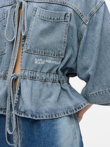Camicia da donna di KARL LAGERFELD JEANS in blu