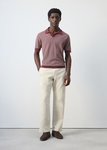 MANGO MAN Pullover 'Petonet' in Lila