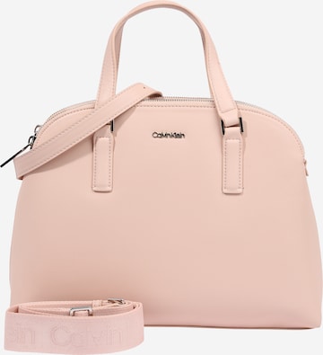 Calvin Klein - Bolso de mano en rosa: frente