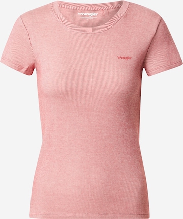 WRANGLER T-Shirt in Pink: predná strana