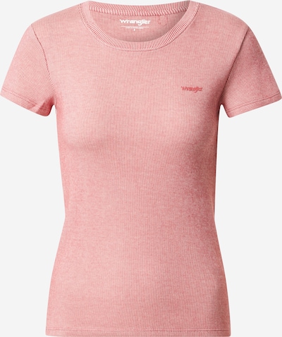 Tricou WRANGLER pe roz închis / alb, Vizualizare produs