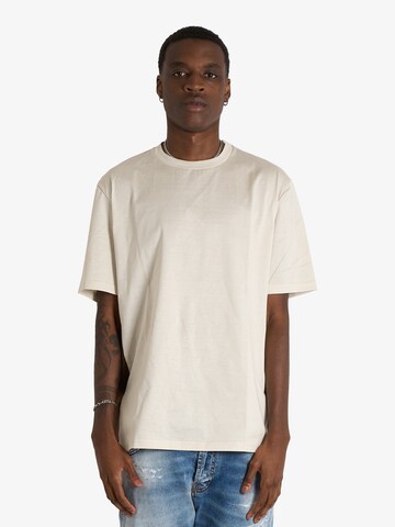 T-Shirt LOW BRAND en beige : devant