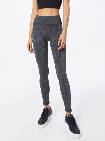 Castore Skinny Leggings - fekete: elől