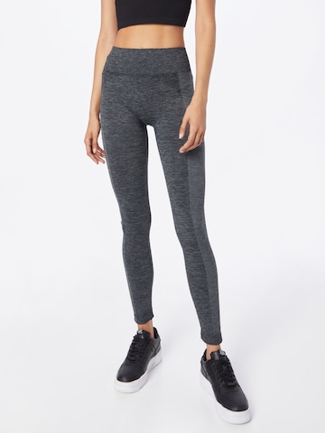 Castore Skinny Leggings in Zwart: voorkant