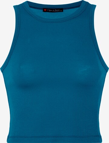 CIPO & BAXX Top in Blue: front