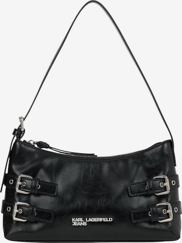 Borsa a spalla 'KLJ Buckle Shoulder Bag B1W30156' di KARL LAGERFELD JEANS in nero: frontale