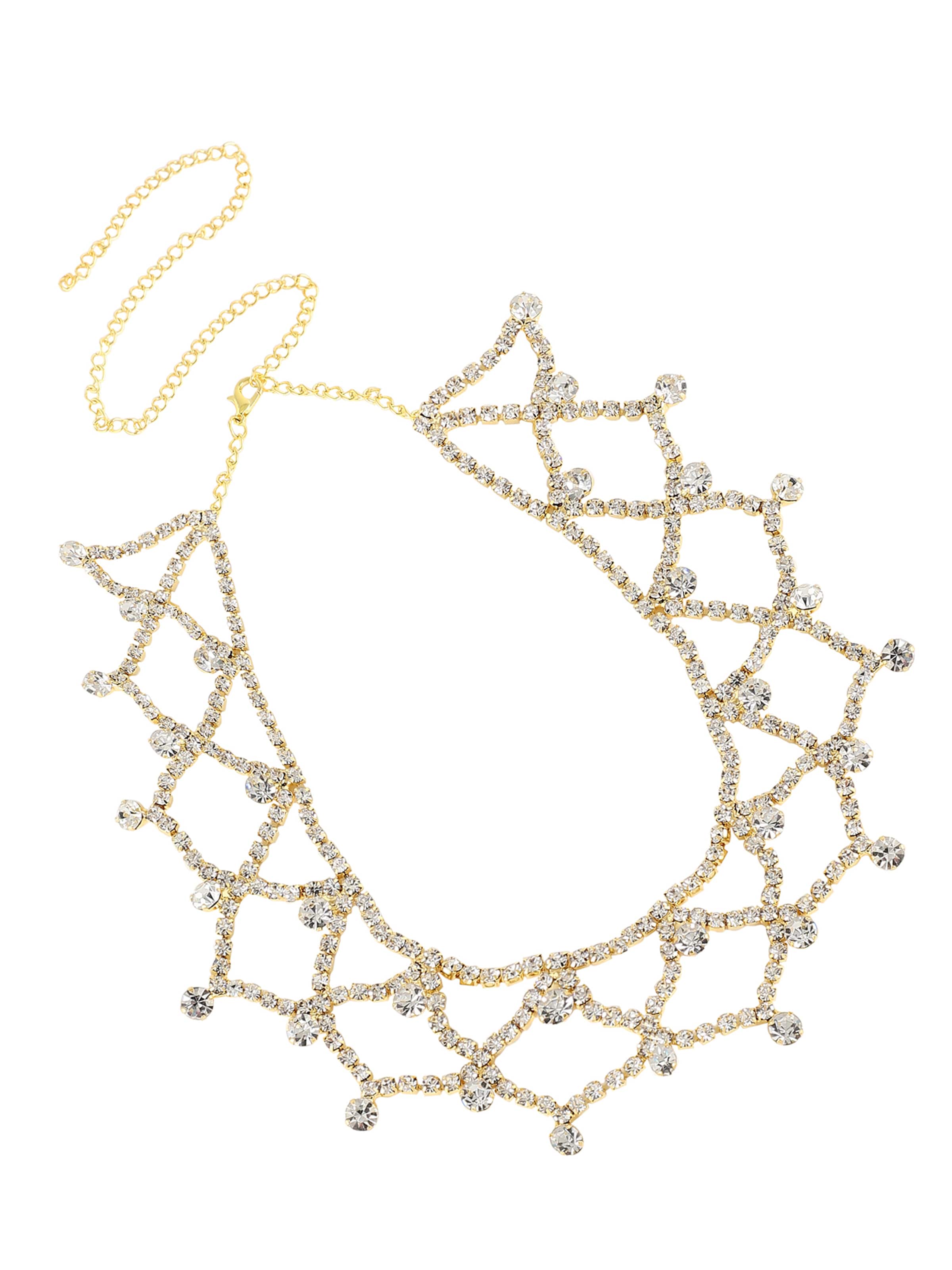 SOHI Łańcuszek ' Mabel ' w kolorze srebrny: przód