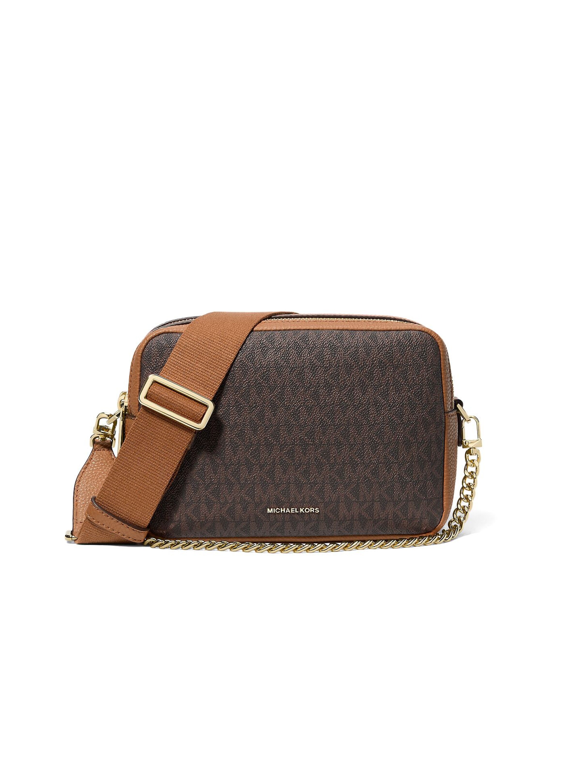 Michael Kors Schoudertas 'Bryant  Signature' in One Size in de kleur Bruin, Productweergave