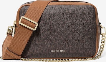 Michael Kors Schoudertas 'Bryant Signature' in Bruin: voorkant