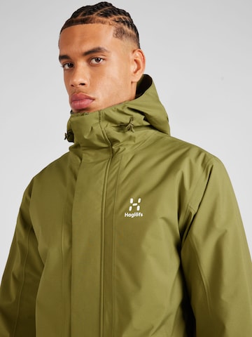 Haglöfs Outdoorjacke 'Salix Proof Mimic' in Grün