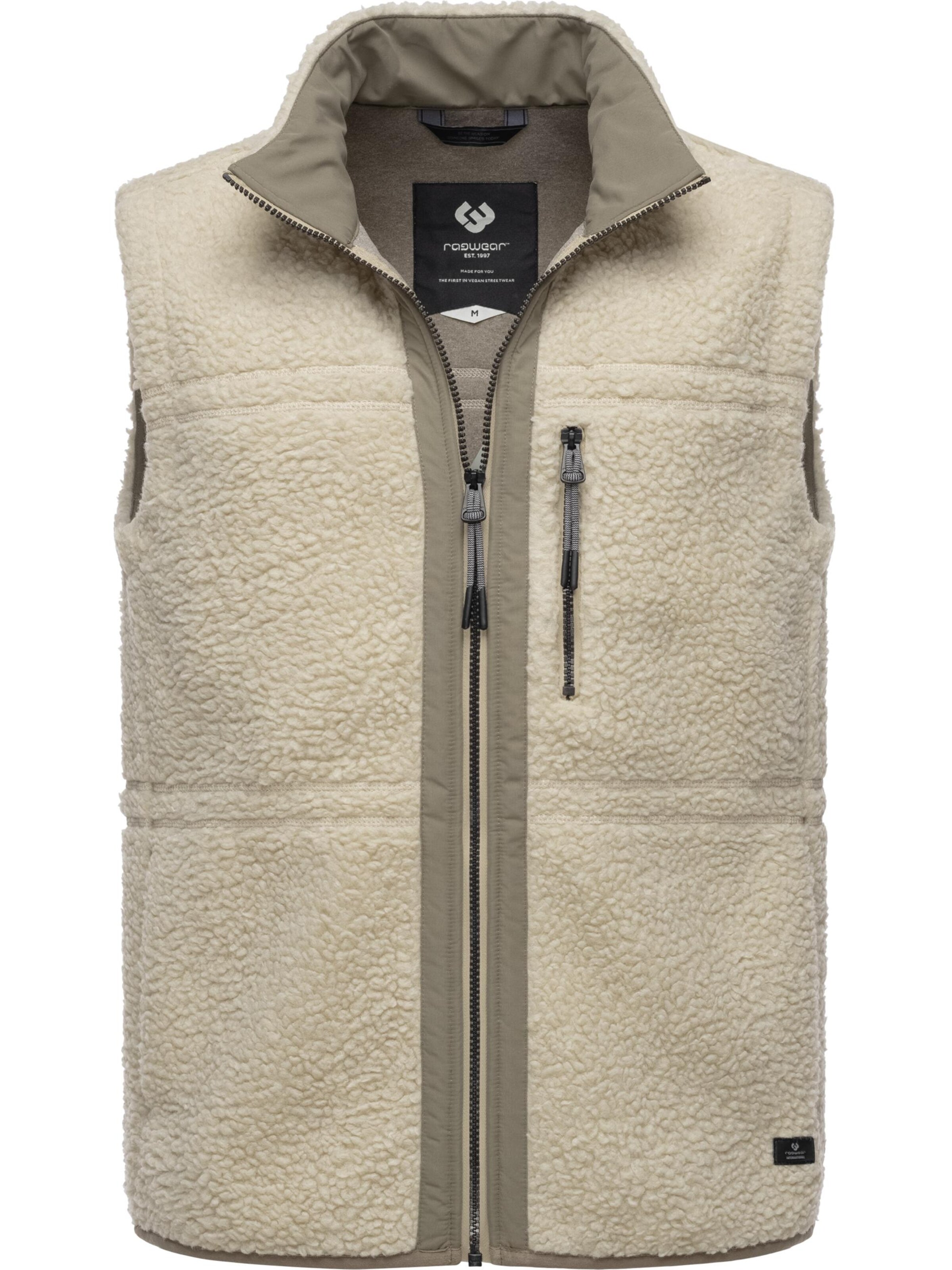Ragwear Vest 'Noory' in Beige: front