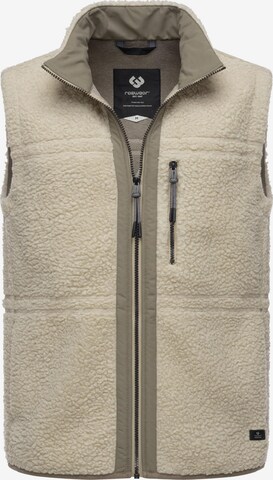 Ragwear Bodywarmer 'Noory' in Beige: voorkant