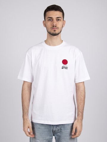 EDWIN Shirt 'Sun TS SS White' in White: front