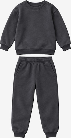 LOUIS LECLER Joggingpak 'Sofia' in Grijs: voorkant
