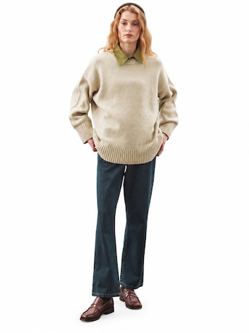 MANUKA Fleecejacke‌‌ in Beige: Vorderseite