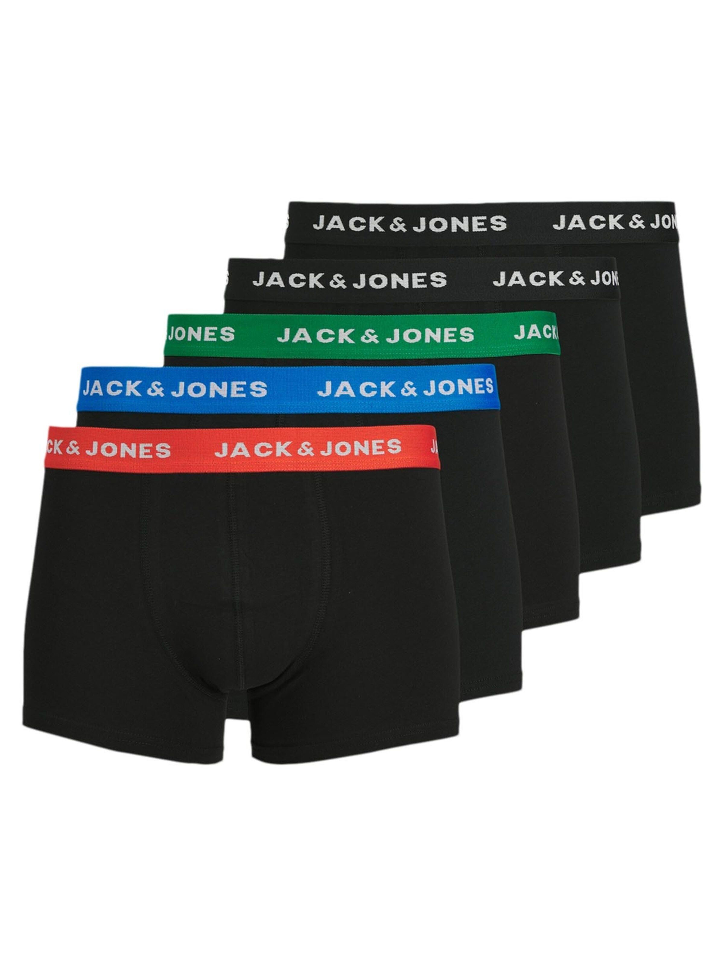JACK & JONES Boxer shorts 'Huey' in Black: front