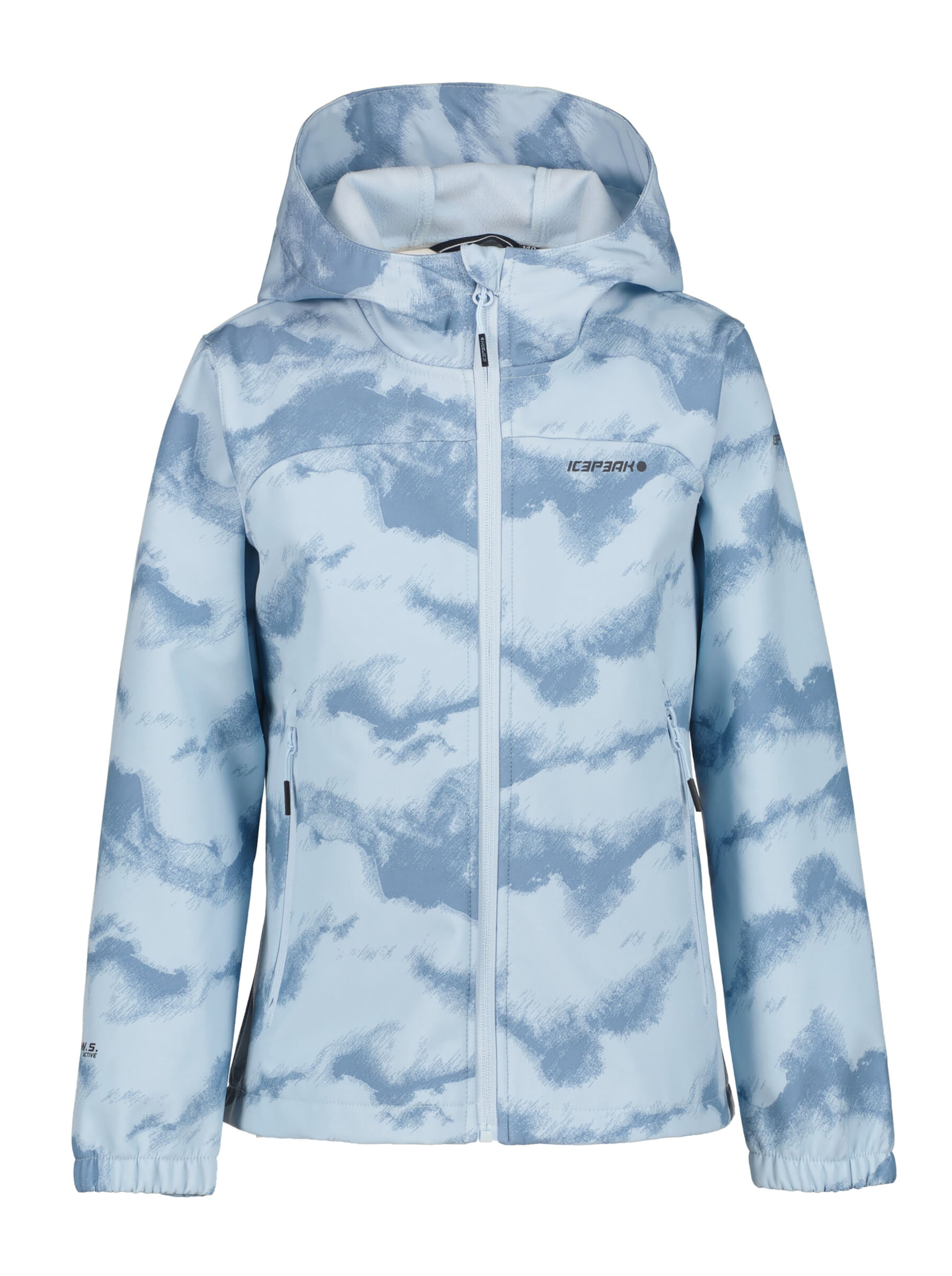 ICEPEAK Outdoor jacket 'Kulm Jr' in Blue: front