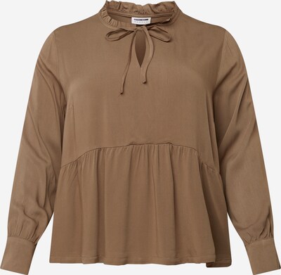 Noisy May Curve Blouse 'AYTA' in Taupe, Item view