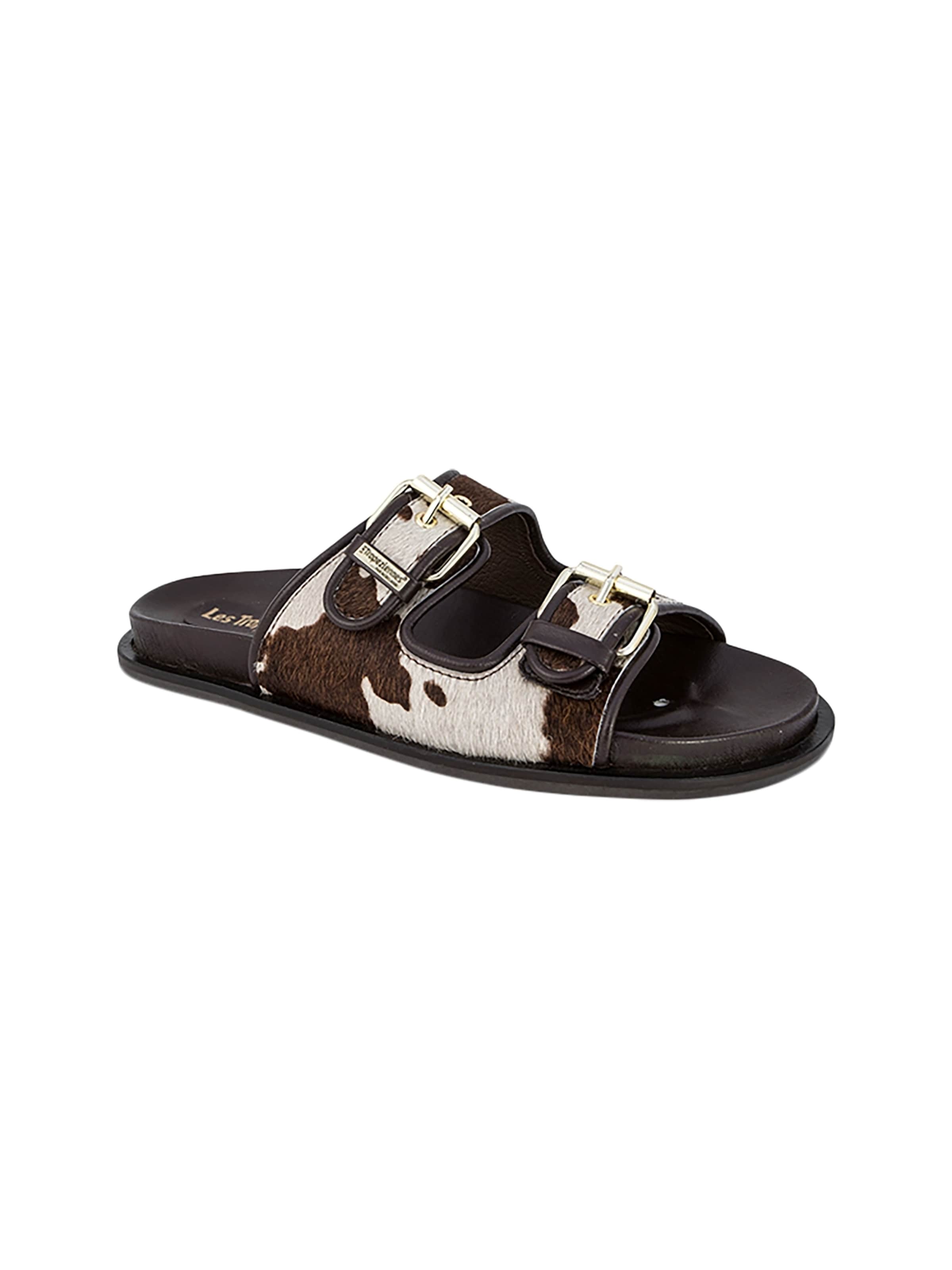 Les Tropéziennes - Zapatos abiertos en negro: frente