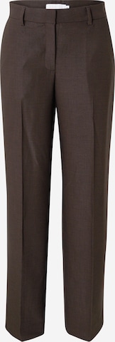 Coster Copenhagen Loosefit Pantalon 'Petra' in Bruin: voorkant