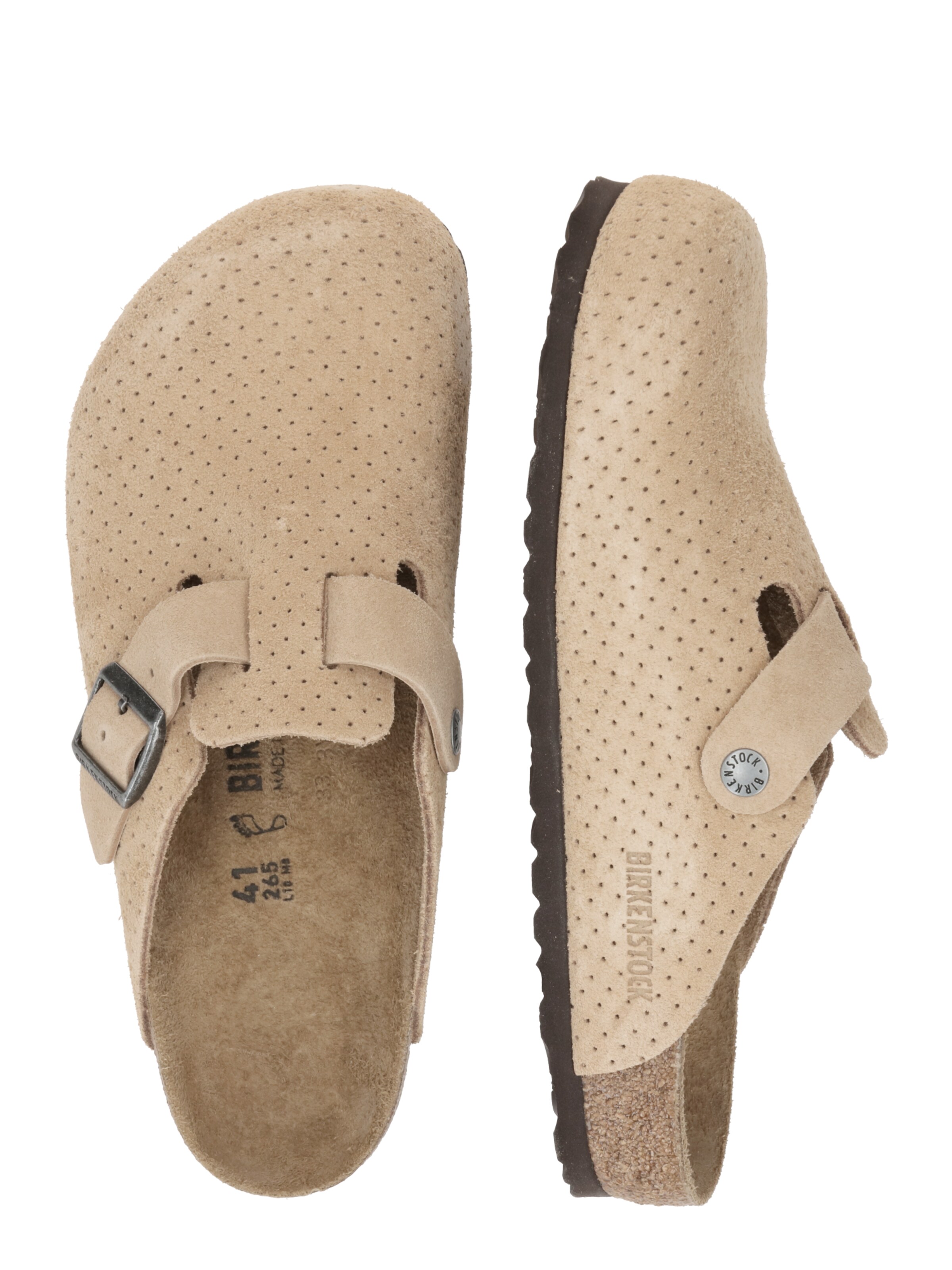 smėlio BIRKENSTOCK Šlepetės 'Boston'
