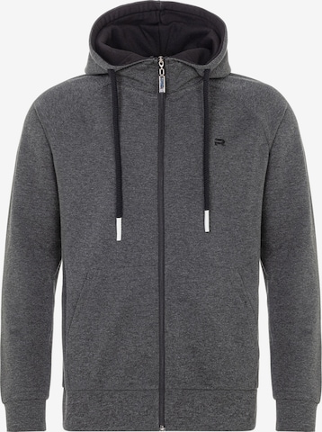 Redbridge Zip-Up Hoodie 'East Kilbride' in Grey: front