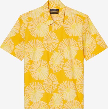 Marc O'Polo Button Up Shirt in Yellow: front