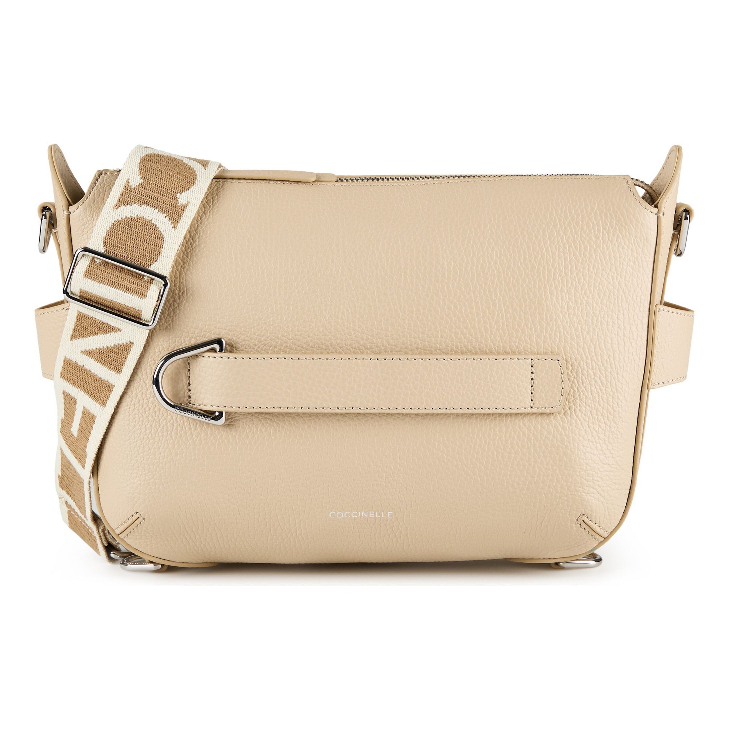 Sac à bandoulière 'Gretel' Coccinelle en beige : devant