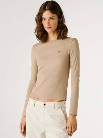 Pepe Jeans Shirt 'Betina' in Beige: front