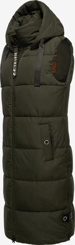 NAVAHOO Bodywarmer 'Schnuffelchen' in Groen