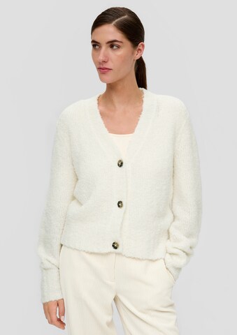 s.Oliver BLACK LABEL Knit cardigan in Beige: front