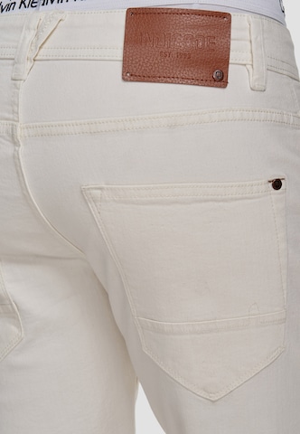 Regular Jean ' Page ' INDICODE JEANS en blanc