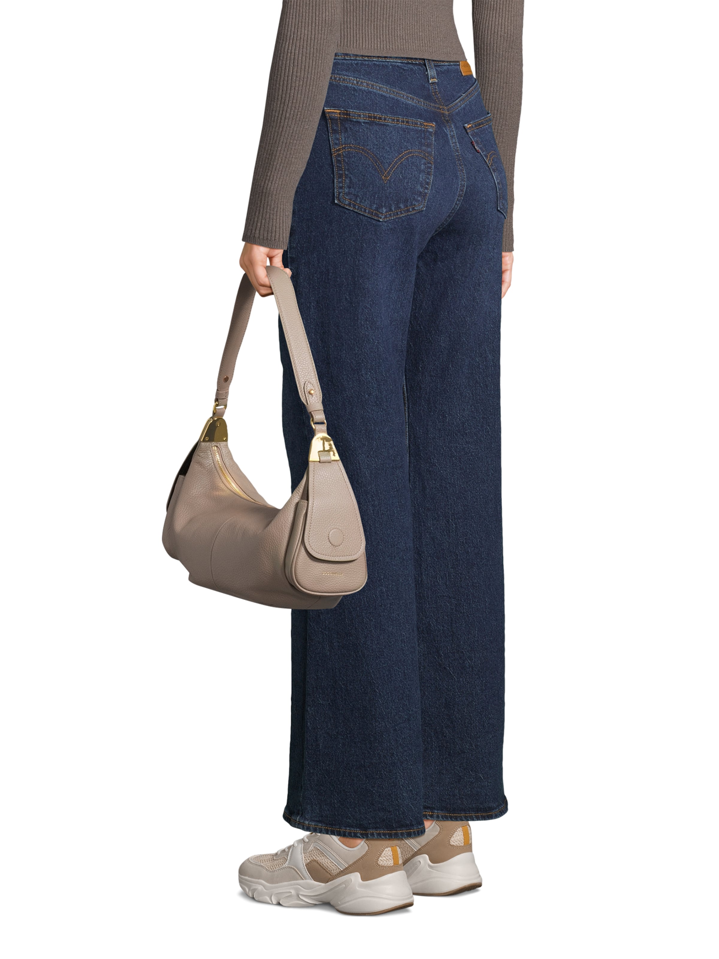 Coccinelle Shoulder Bag 'CAMPUS' in Grey