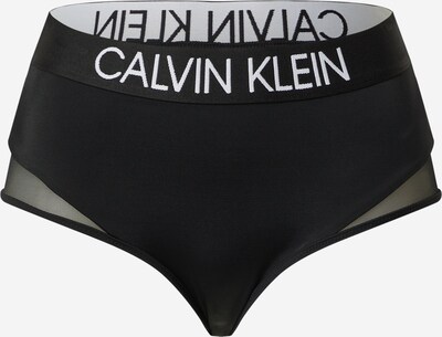 Calvin Klein Swimwear Bas de bikini en noir / blanc, Vue avec produit
