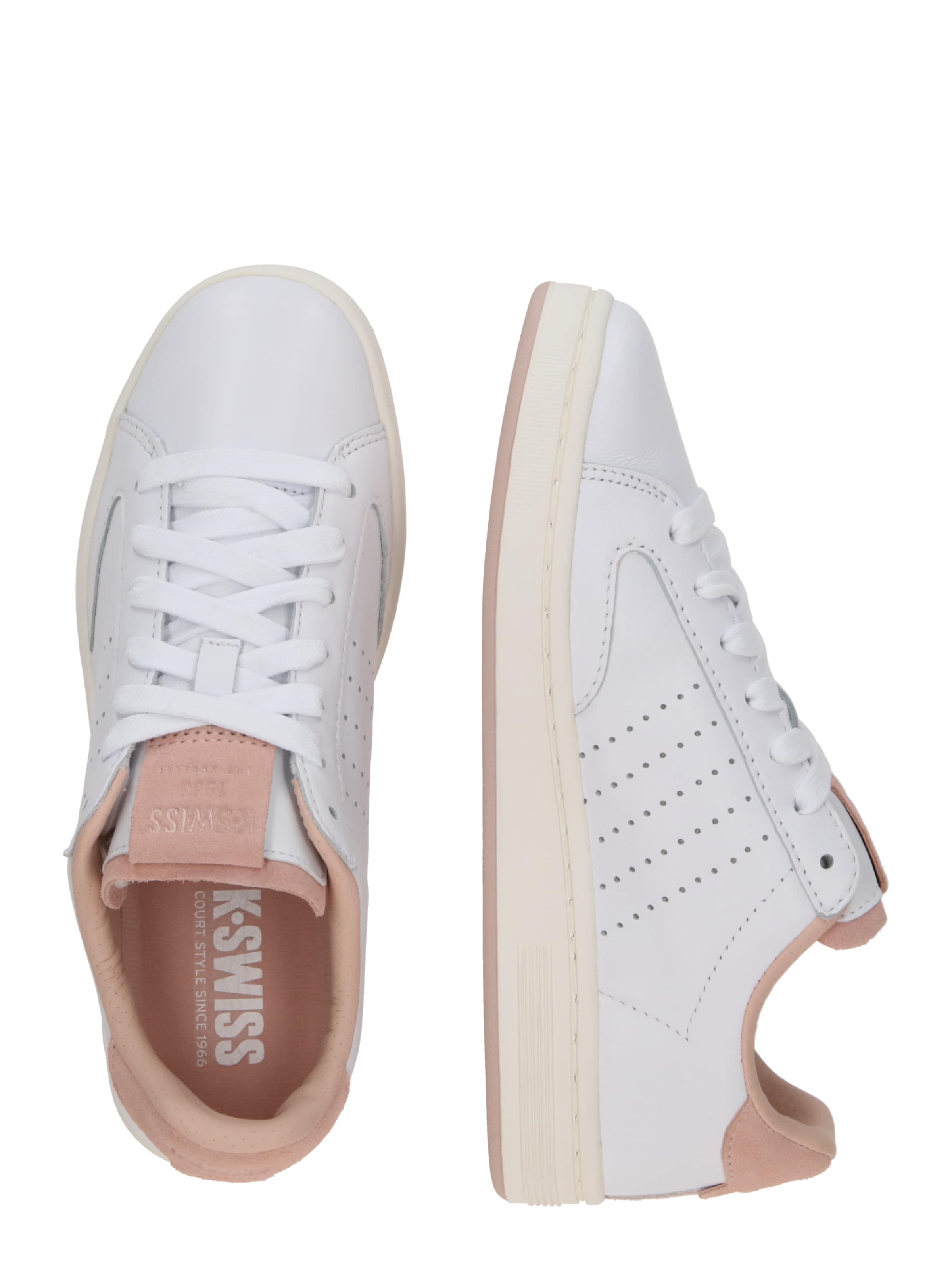 Sneaker low 'Lozan Klub' de la K-SWISS pe alb